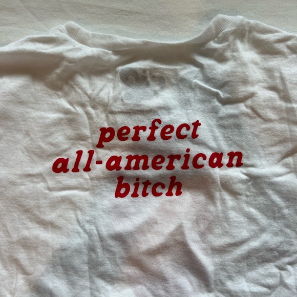 Olivia Rodrigo Percect All American crop tee size large - Picture 8 of 9